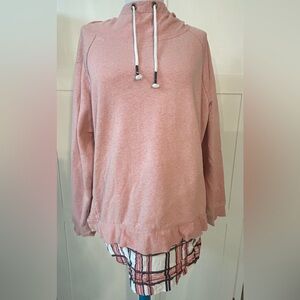 Maurices soft pink hoodie sweatshirt